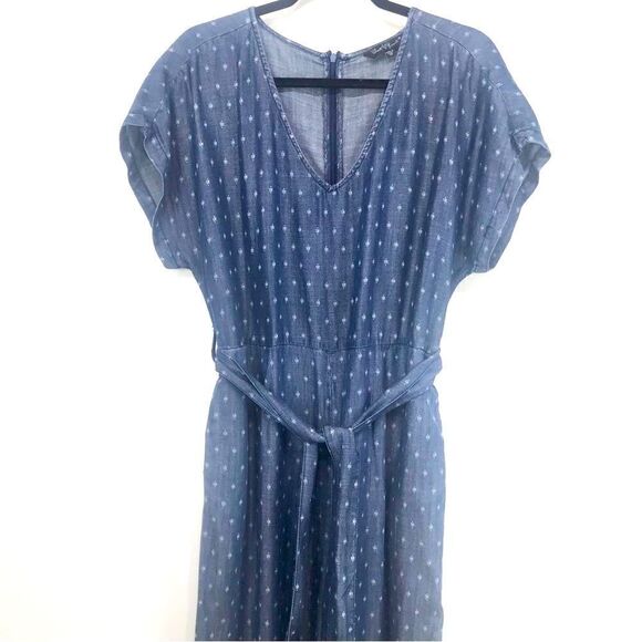 Velvet Heart Blue Chambray Jumpsuit - Picture 2 of 12